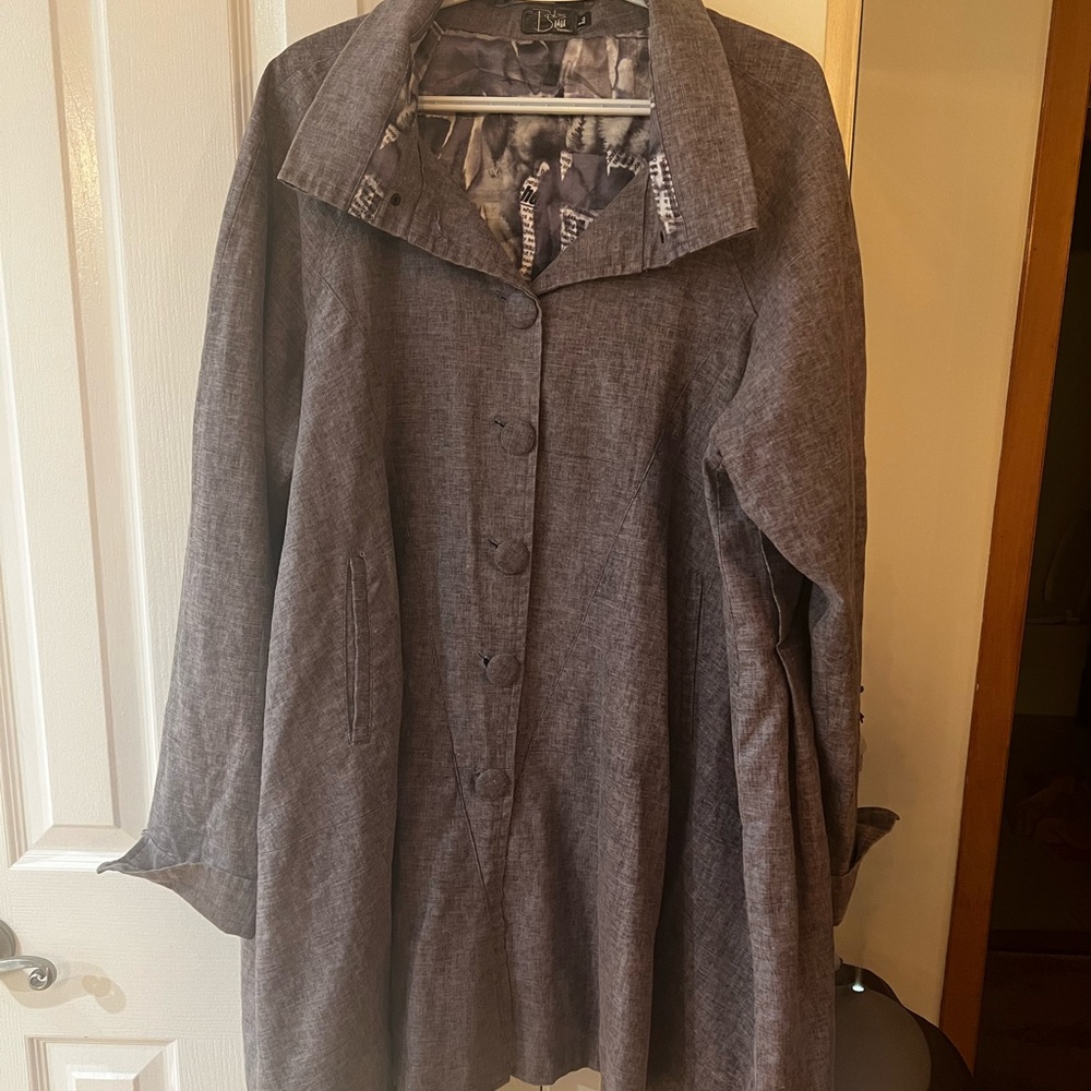 Babs Vancouver Oversized Light Cotton Jacket  New Without Tags